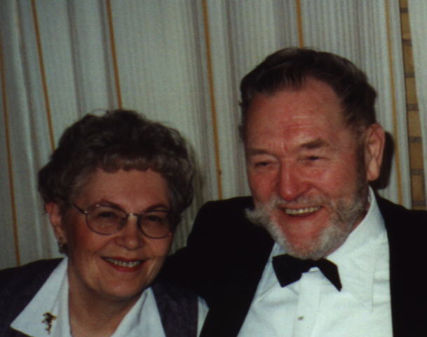Morfar og Inga - april 1996