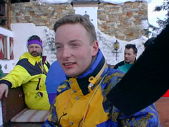 DJ on bar - Ischgl februar 2000