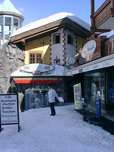 Shopping i Schweiz - Ischgl februar 2000