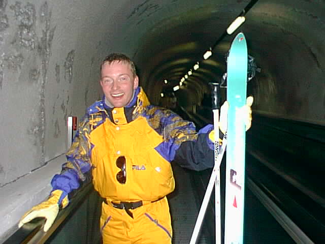 Gennem tunnelen - Ischgl februar 2000