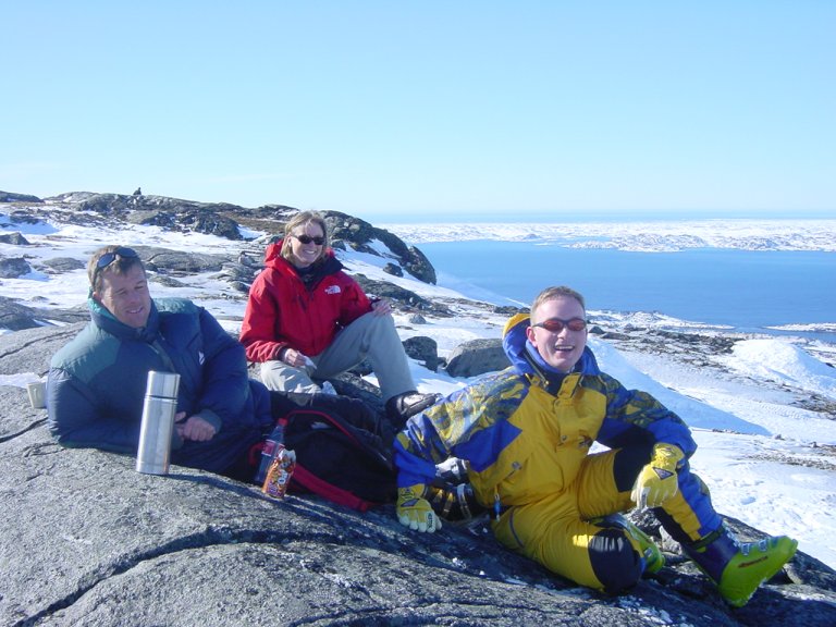 Picnic på fjeldet - Nuuk 24. marts 2002